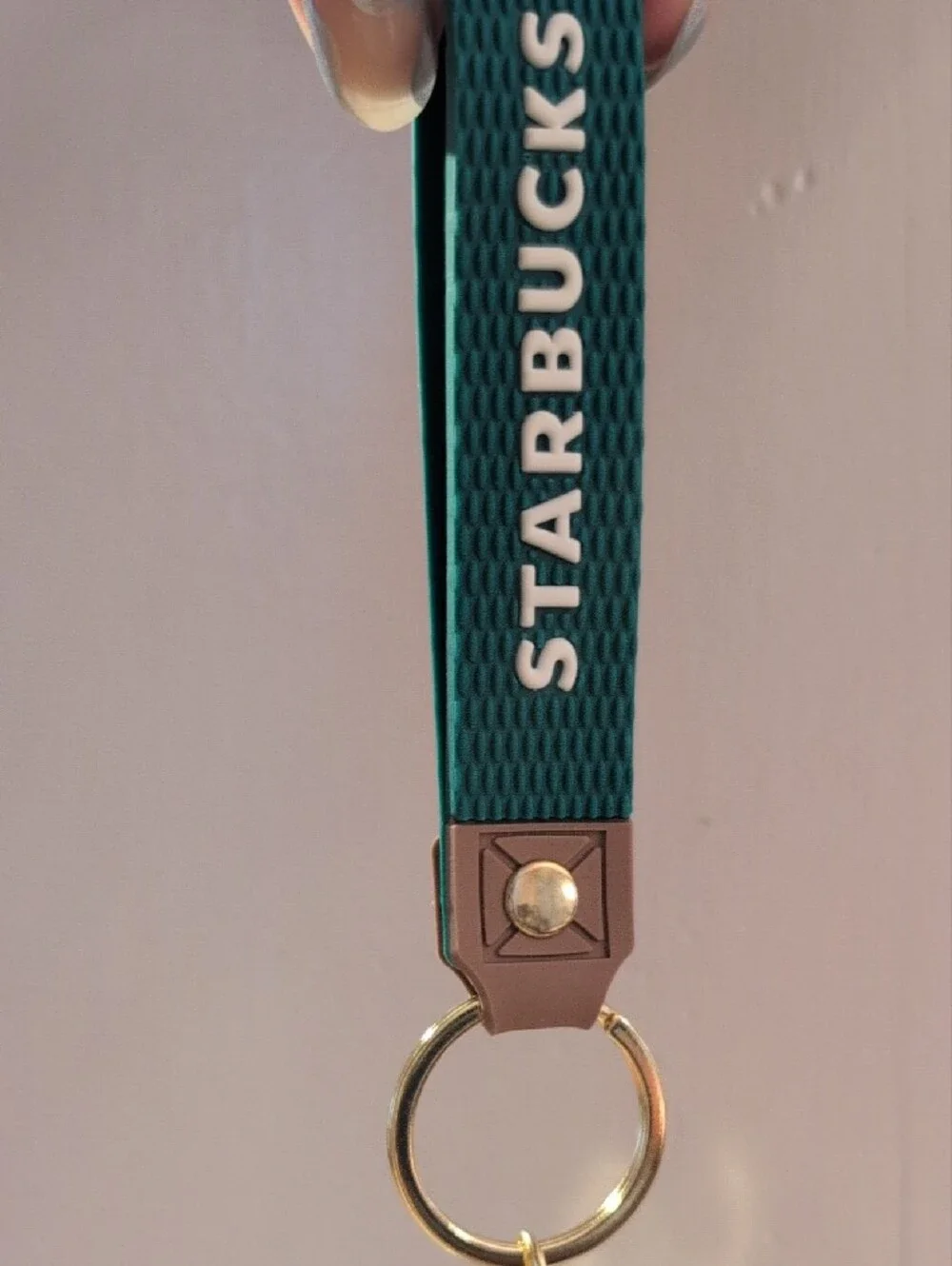 Gold Ring Teal Bear Keychain Charm - Women's Accessories